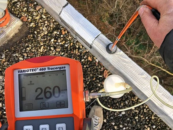 ricerca perdite acqua gas tracciante